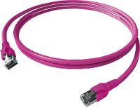 EasyLan FlexBoot Patchkabel Kat.6A, S/FTP, violet, 2 m