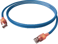 EasyLan S/FTP DualBoot® LED Kabel Cat.6A (Class EA), LSOH, blauw, 5 m