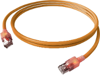 EasyLan S/FTP DualBoot® LED Kabel Cat.6A (Class EA), LSOH, oranje, 3 m
