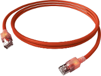 EasyLan S/FTP DualBoot® LED Kabel Cat.6A (Class EA), LSOH, rood, 1,5 m