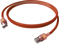 EasyLan S/FTP DualBoot® LED Kabel Cat.6A (Class EA), LSOH, rood, 7 m