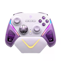 EasySMX D10 Draadloze Gamepad bluetooth RGB Controller met TMR Sticks Joystick Hall Effect Micro Triggers voor PC/Switch