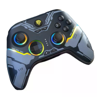 EasySMX X15 Tri mode Draadloze Gamecontroller met Dual Hall Effect Joystick en Triggers RGB 2.4G/Bekabeld/bluetooth Game