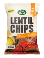 Eat Real Lentil Chips Chilli & Lemon