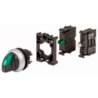 Eaton 110924 M22 WRLK G K10LED BVP Keuzeschakelaar Kunststof frontring Knevel Groen 1 stuk(s) Single