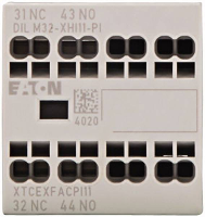 Eaton DILM32 XHI11 PI Hulpschakelblok 1x NO, 1x NC 4 A Opsteekbaar Geschikt voor merk (relais): Eaton 1 stuk(s)