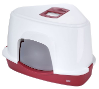 Ebi Canto Overdekt Kattenbak Rood 56x70x46 Cm