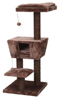 Ebi Krabpaal Cat Tree Trend New Jersey Donkerbruin 48x48x114 Cm