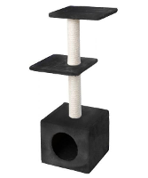 Ebi Krabpaal Classic Eco Tree Palazzo Zwart 30x30x90 Cm