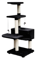 Ebi Krabpaal Comfort Tree Climber Home Zwart #95;_56x56x145 Cm