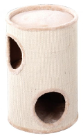 Ebi Krabpaal Trend Cat Dome Everlast Tower 2 Level Naturel 37x37x56 Cm