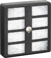 EBM Papst F 60 Ventilatierooster (b x h) 60 mm x 60 mm