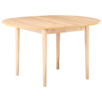 ECHO   Uitschuifbare eettafel   Lichtbruin   107/137x107cm   MDF