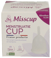 Misscup Menstruatie Cup Klein Kleurloos