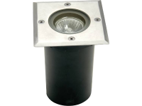 Eco Light Berlin 1 7005 B Gu10 Inbouw Buitenlamp Gu10 Halogeen 35 W Zilver