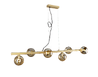 ECO Light NEPTUN, 6xG9 9120 S6 GO Hanglamp G9 Goud