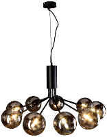 ECO Light NEPTUN, 9xG9 9120 S9 NERO Hanglamp G9 Zwart