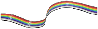 Econ connect 28AWG25F Lintkabel Rastermaat: 1.27 Mm Meerdere kleuren 30.5 M