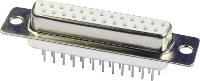 Econ connect BU25PV D sub female connector 180 ° Aantal polen: 25 Soldeerpennen 1 stuk(s)