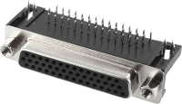Econ connect BU44HDW D sub female connector 90 ° Aantal polen: 44 Soldeerpennen 1 stuk(s)