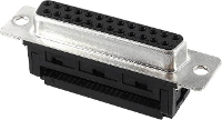 Econ connect BU37SK/FOZ D sub female connector 90 ° Aantal polen: 37 Snijklem 1 stuk(s)