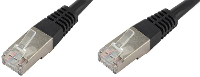 Econ connect F6TP0,25SW RJ45 Netwerkkabel, patchkabel CAT 6 S/FTP 0.25 M Zwart Pair afscherming 1 stuk(s)
