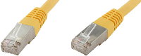 Econ connect F6TP0,5GE RJ45 Netwerkkabel, patchkabel CAT 6 S/FTP 0.50 M Geel Pair afscherming 1 stuk(s)