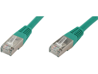 Econ connect F6TP15GN RJ45 Netwerk Aansluitkabel CAT 6 S/FTP 15 m Groen Pair afscherming