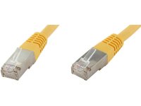 Econ connect F6TP20GE RJ45 Netwerk Aansluitkabel CAT 6 S/FTP 20 m Geel Pair afscherming