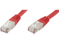 Econ connect F6TP3RT RJ45 Netwerk Aansluitkabel CAT 6 S/FTP 3 m Rood Pair afscherming