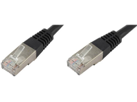 Econ connect F6TP3SW RJ45 Netwerk Aansluitkabel CAT 6 S/FTP 3 m Zwart Pair afscherming