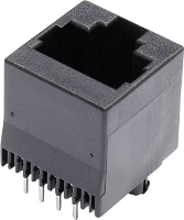 Econ connect MJTN88A Modulaire inbouwbus Bus, inbouw verticaal Aantal polen: 8 Zwart 1 stuk(s)