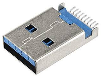 Econ connect U3SAMT USB connector Stekker, inbouw horizontaal 1 stuk(s)