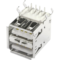 Econ connect USBBU2A USBBU2A Inbouwbus USB A print 2x USB Bus, inbouw horizontaal 2 poorten 1 stuk(s)