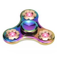Ecubee Alloy Edc Fidget Hand Spinner Tri Spinner Finger Focus Reduce Stress Gadget