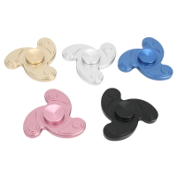 Ecubee Aluminum Edc Fidget Triangle Hand Spinner Gadget Tri Spinner Finger Reduce Stress Gadget
