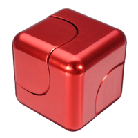 Ecubee Edc Aluminum Alloy Fidget Spinner Red Hand Spinner Gadget Finger Spinner