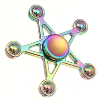 Ecubee Edc Zinc Alloy Fidget Spinner Colorful Hand Spinner Gadget Finger Spinner