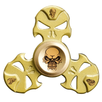 Ecubee Edc Zinc Alloy Fidget Spinner Gold Steel Ball Bearing Hand Spinner Gadgets