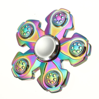 Ecubee Edc Zinc Alloy Fidget Spinner Hand Spinner Gadget Colorful Finger Spinners
