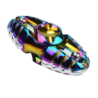 Ecubee Edc Zinc Alloy Fidget Spinner Rainbow Hand Spinner Gadget