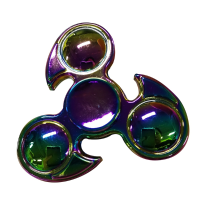 Ecubee Edc Zinc Alloy Fidget Spinners Rainbow Steel Ball Bearing Hand Spinner Gadgets