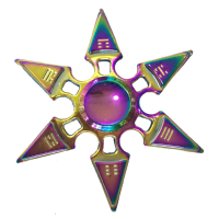 Ecubee Hand Spinner 6 Pin Zinc Alloy Fidget Spinner Finger Focus Reduce Stress Gadget