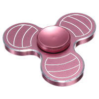 Ecubee Hand Spinner Aluminium Alloy Pink Fidget Spinner Finger Focus Reduce Stress Gadget