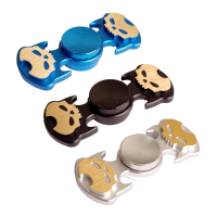 Ecubee Hand Spinner Aluminium Alloy Skull Shape Edc Fidget Spinner Reduce Stress Gadget