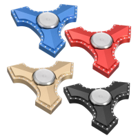 Ecubee Hand Spinner Aluminum Alloy 3 Pins Spinner Fidget Finger Focus Reduce Stress Gadget