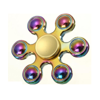 Ecubee Hand Spinner Colorful Fidget Spinner Zinc Alloy Finger Focus Reduce Stress Gadget