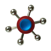 Ecubee Hand Spinner Zinc Alloy Bola Fidget Spinner Finger Focus Reduce Stress Gadget
