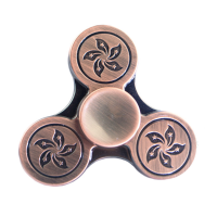 Ecubee Hand Spinner Zinc Alloy Flower Fidget Spinner Finger Focus Reduce Stress Gadget