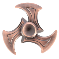 Ecubee Hand Spinner Zinc Alloy Red Copper Fidget Spinner Finger Focus Reduce Stress Gadget